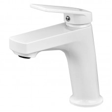 Змішувач для умивальника Plamix Lucas-001 білий PM0706