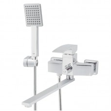 Змішувач для ванни з довгим виливом Koer KB-42007-01 хром KR3456