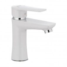 Змішувач для умивальника Plamix Oscar-001 білий PM0022