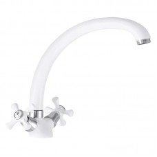 Змішувач для кухні Mixxus Omega 273 білий MI2766