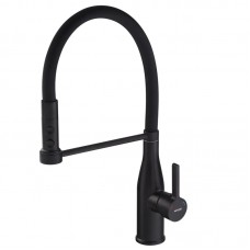 Смеситель для кухни с гибким изливом Mixxus Premium Summer 017 черный MI6961