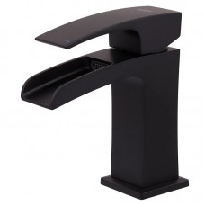 Змішувач для умивальника водоспад Koer KB-14007-05 чорний KR3447