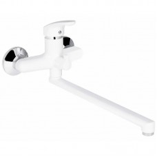 Смеситель для ванны Plamix Afina-006 EURO White (без шланга и воронки) (PM0687)