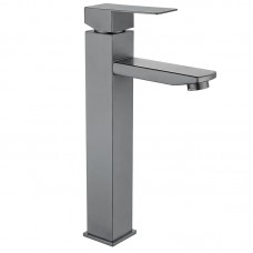 Смеситель для умывальника Mixxus KUB-001-High graphite из нерж. стали SUS304 (MI6094)