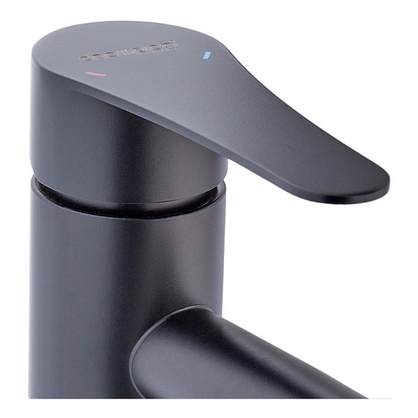 Смеситель для умывальника Champion SAP-001-B Black (нерж. сталь) (CH6158)