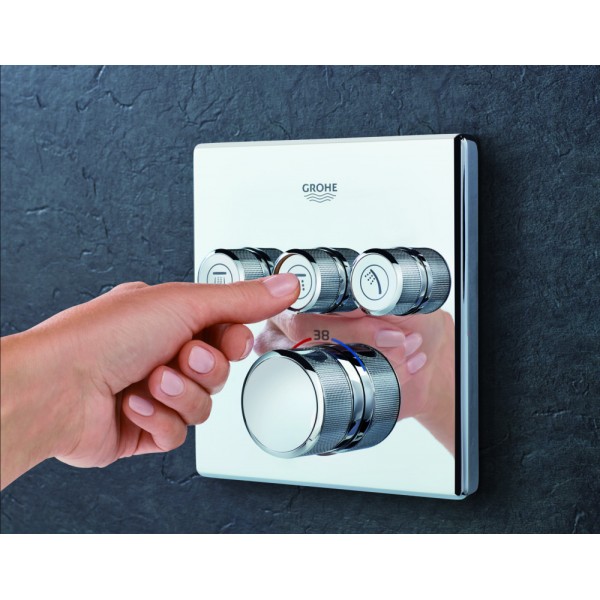 Термостат скрытого монтажа на 3 потребителя Grohe Grohtherm SmartControl (29126000) Термостат скрытого монтажа на 3 потребителя Grohe Grohtherm SmartControl (29126000)