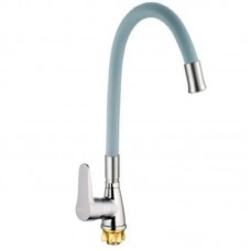 Змішувач для кухні з гнучким виливом Mixxus SOP4-146 сірий MI6492