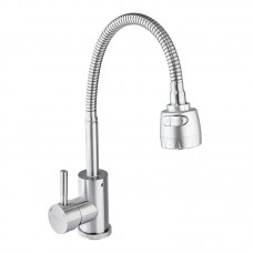 Смеситель для кухни с гибким изливом Armata SUS-011(N) CH6186