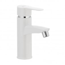 Змішувач для умивальника Plamix Sergio-001 білий PM0028