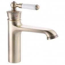 Смеситель для умывальника Mixxus Premium Vintage 001-A бронзовый MI2857