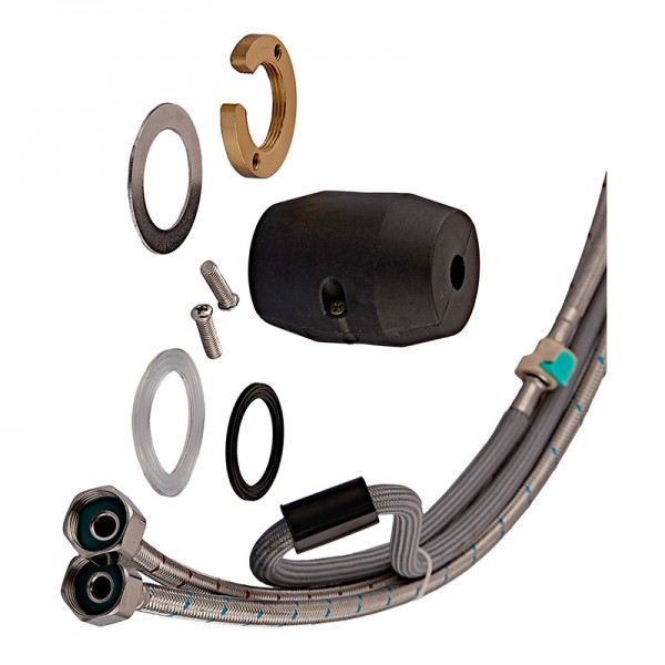 Змішувач для кухні Armata SUS-014-B з висувною лійкою з нерж. сталі (CH6488)