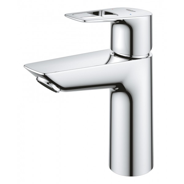 Одноважільний змішувач для раковини M-Size Grohe BauLoop New з нажимним донним клапаном (23886001) Одноважільний змішувач для раковини M-Size Grohe BauLoop New з нажимним донним клапаном (23886001)