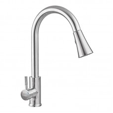 Змішувач для кухні з витяжною лійкою Armata SUS-014-B CH6488