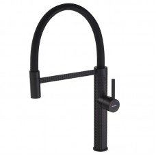 Змішувач для кухні з гнучким виливом Mixxus Premium Oliwer 017 чорний MI6966