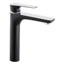 Змішувач для умивальника Mixxus Premium Eva 001 High чорний MI5950