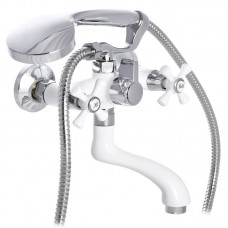 Змішувач для ванни Mixxus Omega 142 білий MI2769