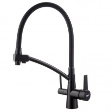 Смеситель для кухни с гибким изливом и подключением к фильтру KOER KB-72003-05 KR3376