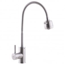 Змішувач для кухні з гнучким виливом Zerix SUS-011 ZX3125