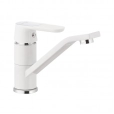 Смеситель для умывальника Mixxus Premium TIGER 555 белый MI0574