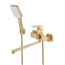 Смеситель для ванны Haiba GAUDI 006 золото брашированное HB9598