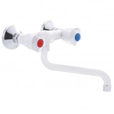 Смеситель для кухни Plamix AMA-361 белый PM0582