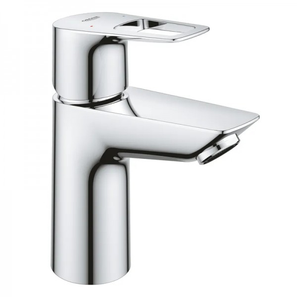 Однорычажный смеситель S-Size Grohe BauLoop New с нажимным донным клапаном (23878001)
