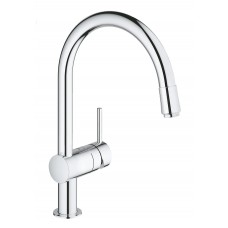 Смеситель для кухни с вытяжным изливом Grohe Minta 32918000