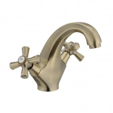 Смеситель для умывальника Mixxus Premium Retro Bronze-161 MI1650