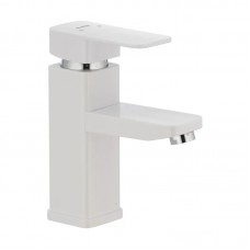 Смеситель для умывальника Plamix Kub-001 белый PM0008