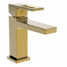 Смеситель для умывальника Haiba KANT 001 BRUSHED GOLD (HB9605)
