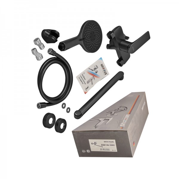 Змішувач для ванни Mixxus Premium DERBY 006 чорний MI6602