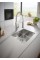 Змішувач для кухні з гнучким виливом Grohe Eurocube 31395000