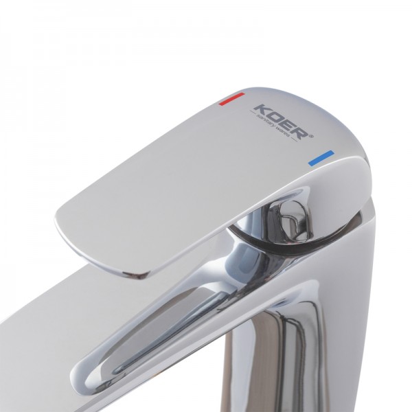 Змішувач для умивальника Koer KB-10008-01 хром KR3470