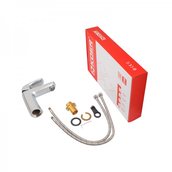 Змішувач для умивальника Koer KB-10008-01 хром KR3470
