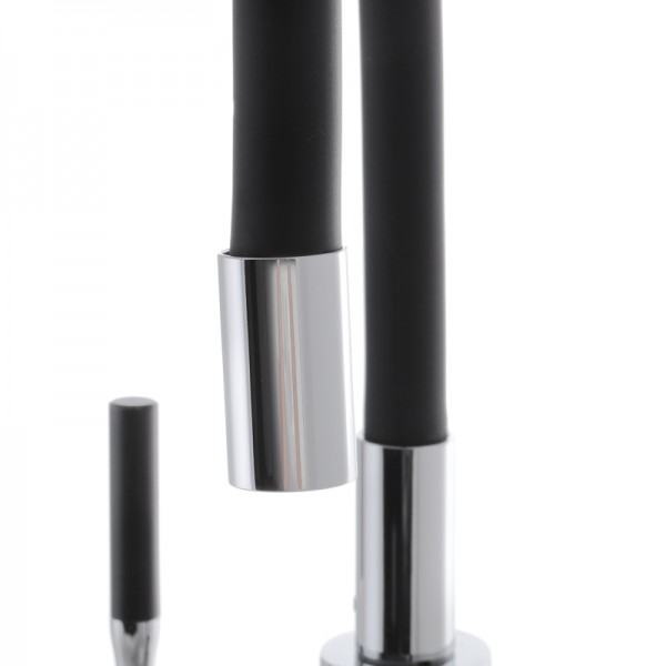 Змішувач для кухні з силіконовим виливом Mixxus Premium RIO 011 Чорний (MI5815)