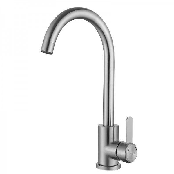 Смеситель для кухни Mixxus FAN-011 из нерж. стали SUS304 (MI6107)