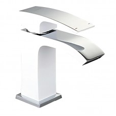 Змішувач для умивальника Koer KB-12007-04 хром+білий KR5151