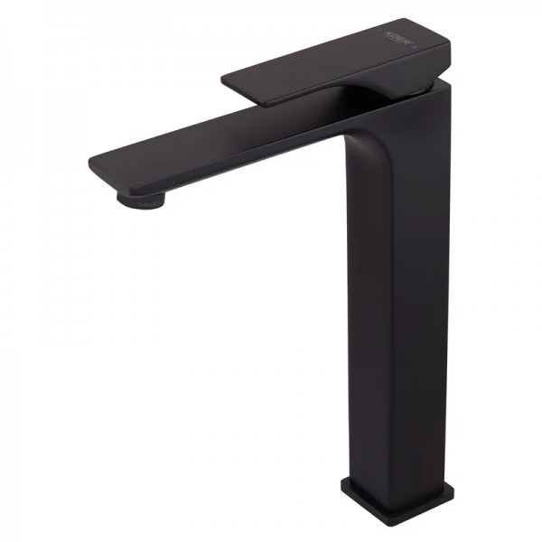 Змішувач для умивальника високий Koer KB-11010-05 чорний KR3483