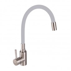 Змішувач для кухні з гнучким виливом Haiba SUS 011 сірий HB3890
