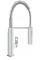 Змішувач для кухні з гнучким виливом Grohe Eurocube 31395000