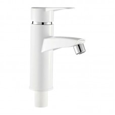 Смеситель для умывальника Plamix Sergio-001 белый PM0607