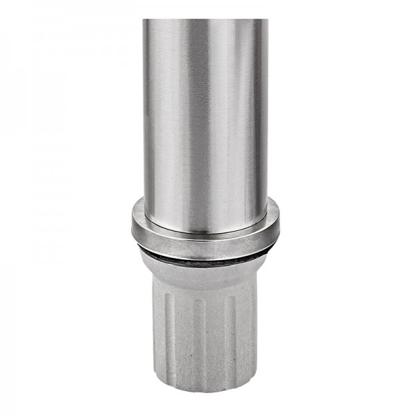 Смеситель для умывальника Armata SUS-001-A(N) с коротким изливом из нерж. стали (без подвода) (CH