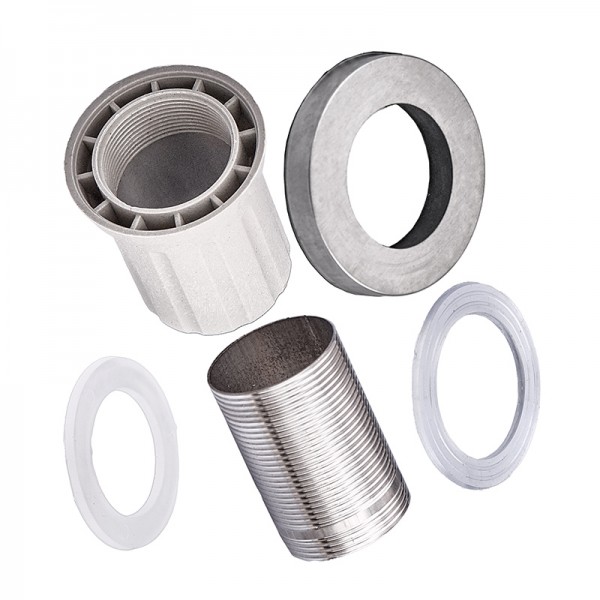 Смеситель для умывальника Armata SUS-001-A(N) с коротким изливом из нерж. стали (без подвода) (CH