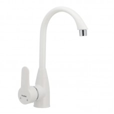 Смеситель для кухни Plamix Mario-011 белый PM0015