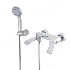 Смеситель для ванны Haiba Bolero 009 с коротким изливом и поворотным переключателем HB9578