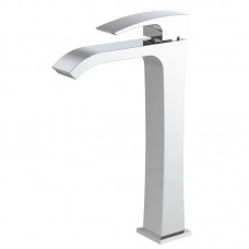 Смеситель для умывальника высокий Koer KB-13007-04 хром+белый KR5153