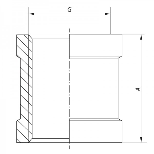 Різьбове з'єднання муфта 1/2" Koer KF.C06 (KF0010)