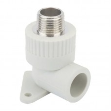 Кут поліпропіленовий інсталяційний з зовнішнім різьбленням 25x1/2" Koer K0125.PRO (KP0150)