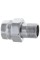 Американка прямая 1/2" хром латунь Koer KR.341.chr (KR2702)