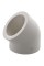 Кут поліпропіленовий 45° 110 Koer K0203.PRO (KP2568)
